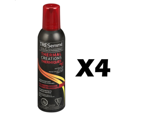 4 x TRESemme Thermal Creations Volumizing Mousse Heat Protectant 6.5 Oz