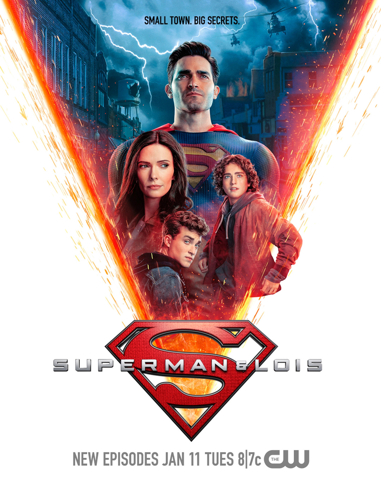 Superman and Lois Poster 2022 Season 2 TV Series Art Print Size 24x36 27x40