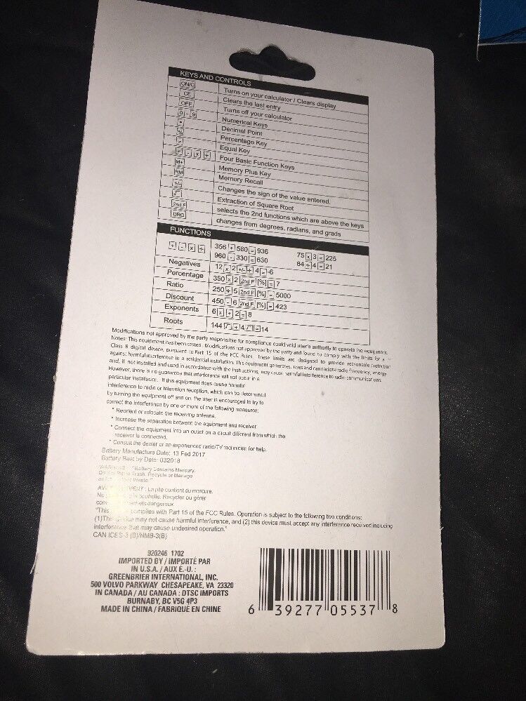 Jot Scientific Calculator 10 Digit Sine Cosine Tangent Cotangent 56