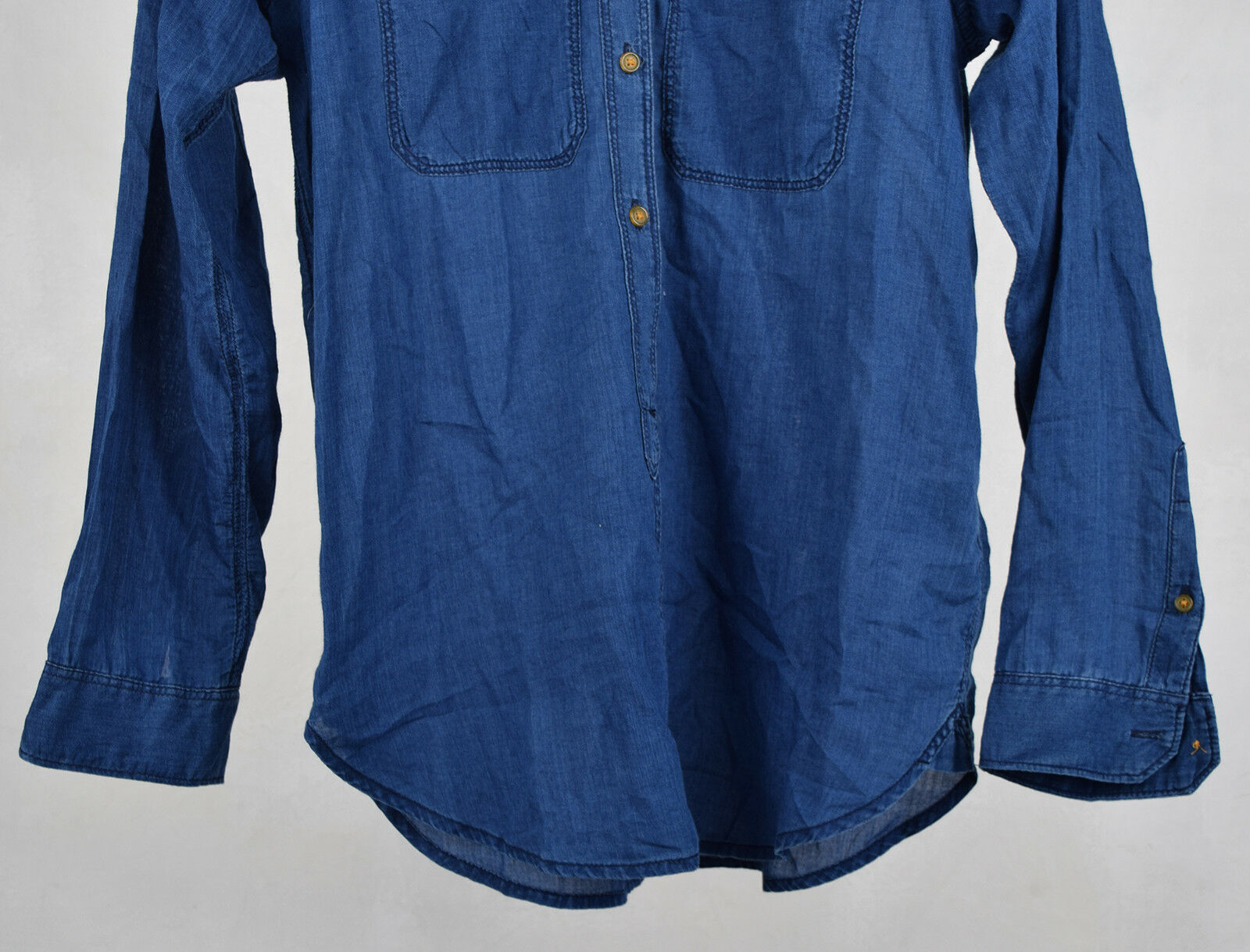 j crew western chambray shirt