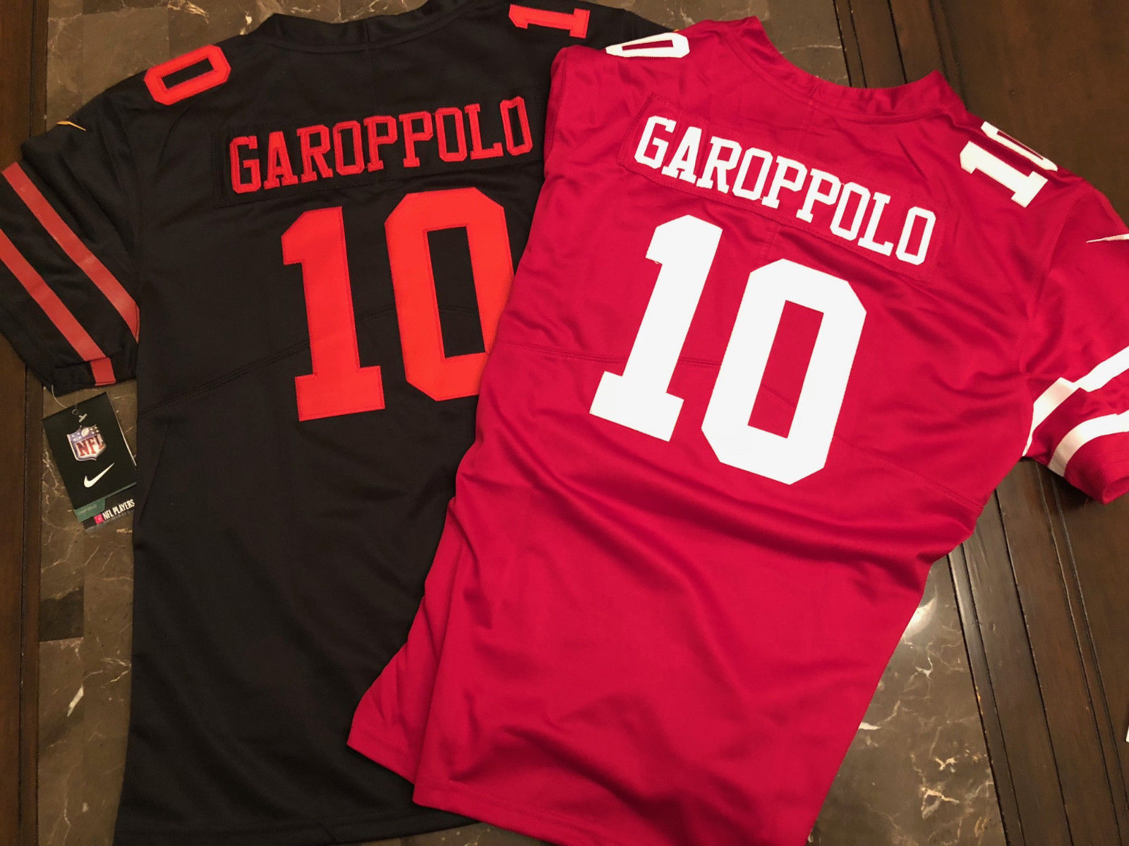 garoppolo jersey black
