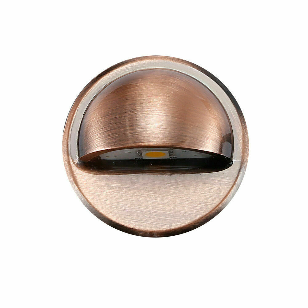 10X Copper LED Deck Step Stair Fence Light Landscape Yard Lighting Low Voltage 