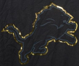 NFL Licensed Detroit Lions Youth Large Black Gold Tee Shirt image 2
