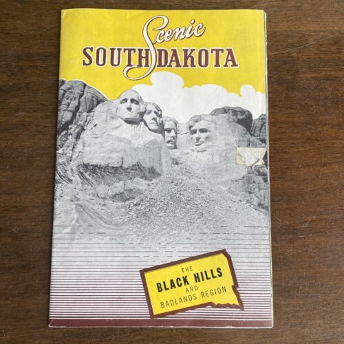 1940s SCENIC SOUTH DAKOTA Black Hills and Badlands Region Travel ...