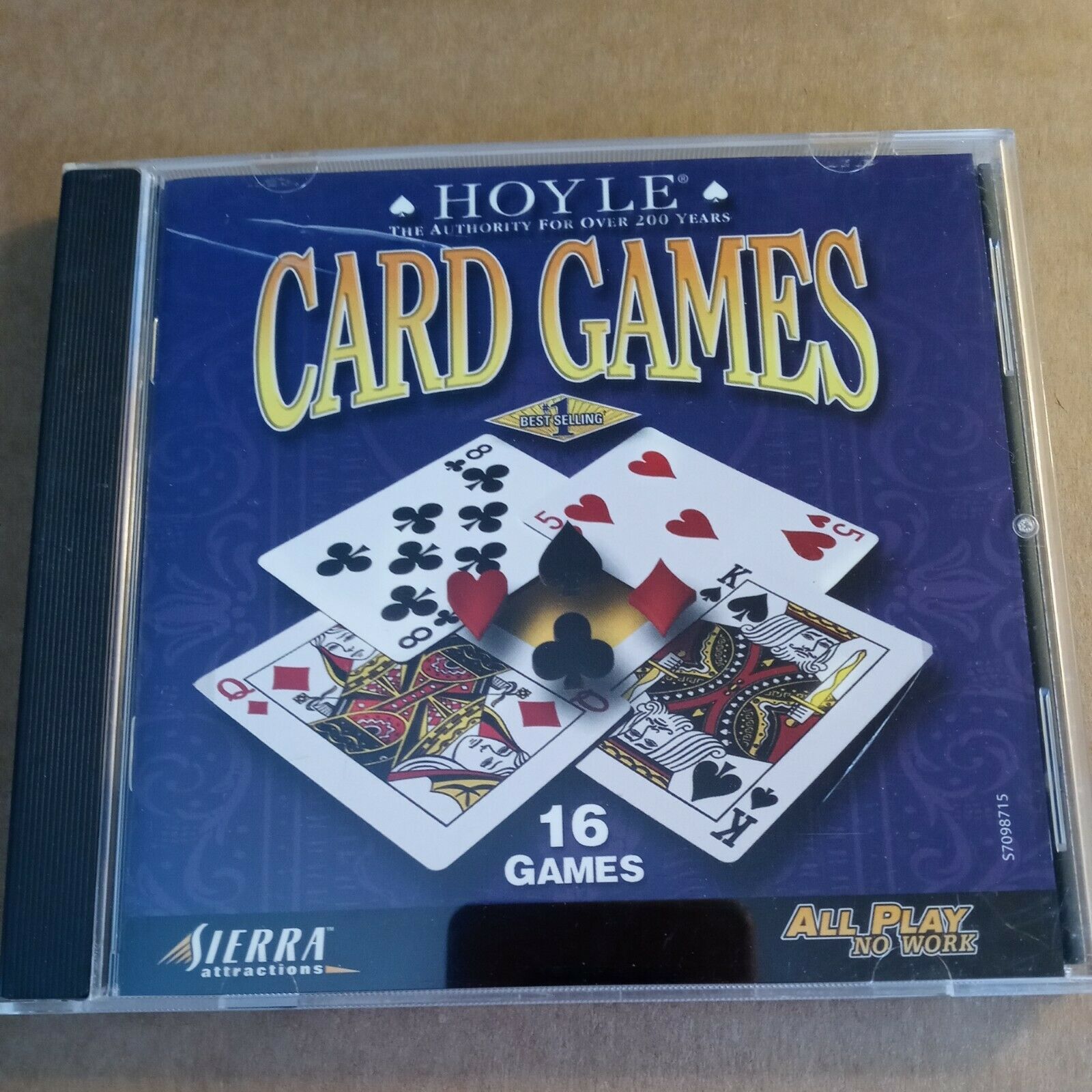 Hoyle Card Games 2000 PC MAC CD 16 games! cribbage crazy eights euchre