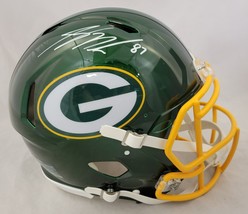 JORDY NELSON SIGNED PACKERS FS FLASH SPEED AUTHENTIC HELMET BECKETT COA image 1