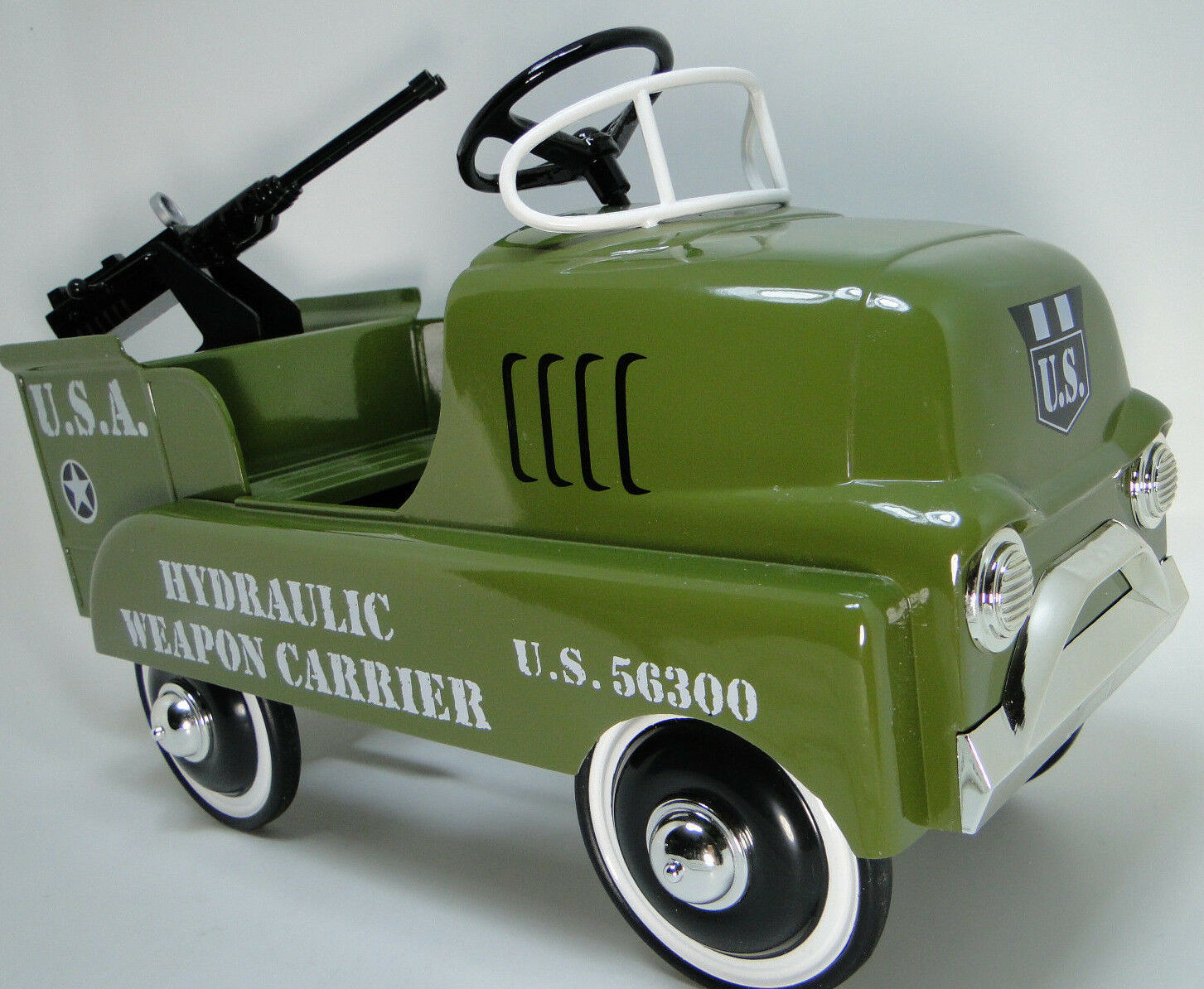 vintage pedal car jeep