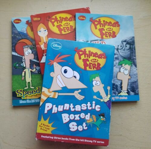 Phineas And Ferb Chapter Book Box Set Speed Demons Runaway Hit Wild Surprise Audiobooks 9346