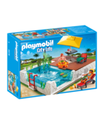 PLAYMOBIL 5575 Swimming Pool with Terrace Set Goes with Luxury Summer Ma... - $25.99