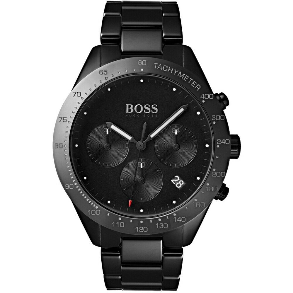 BOSS Hugo Boss 1513578 Talent Black Ceramic Mens Watch - Wristwatches