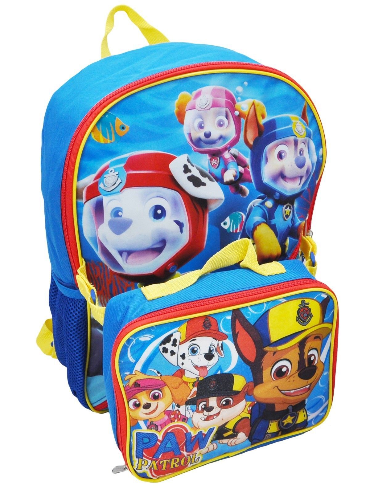 paw patrol skye backpack and lunchbox