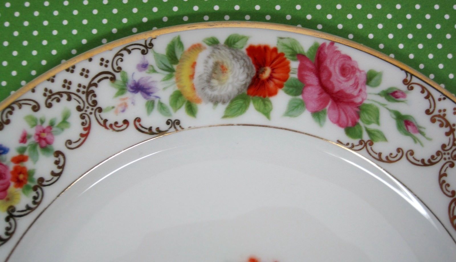 Collectible 1924 Never Used s ROSENTHAL The Dresden Bavaria Germany Rose plate