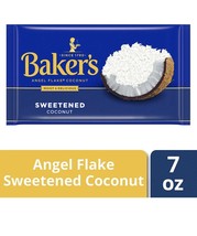 Baker’s Coconut sweetened angel flake 7oz bag. Bundle of 3. deserts, pie... - $34.62