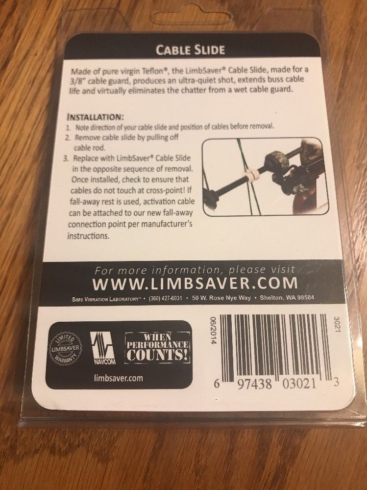 LIMBSAVER TEFLON CABLE SLIDE