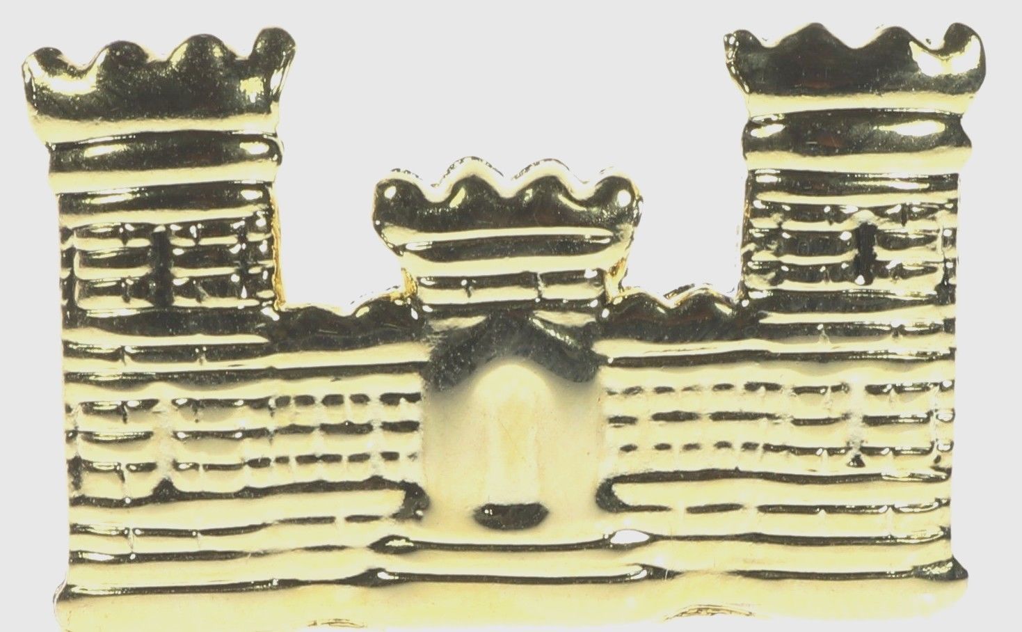 Army Corps Of Engineers Gold Castle Lapel Pin Pins