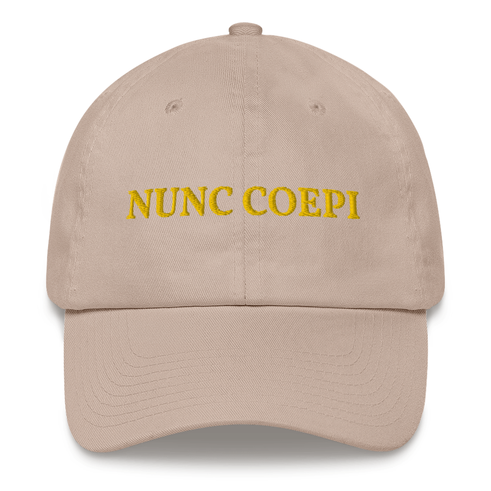Nunc coepi hat / nunc coepi // dad hat - Hats