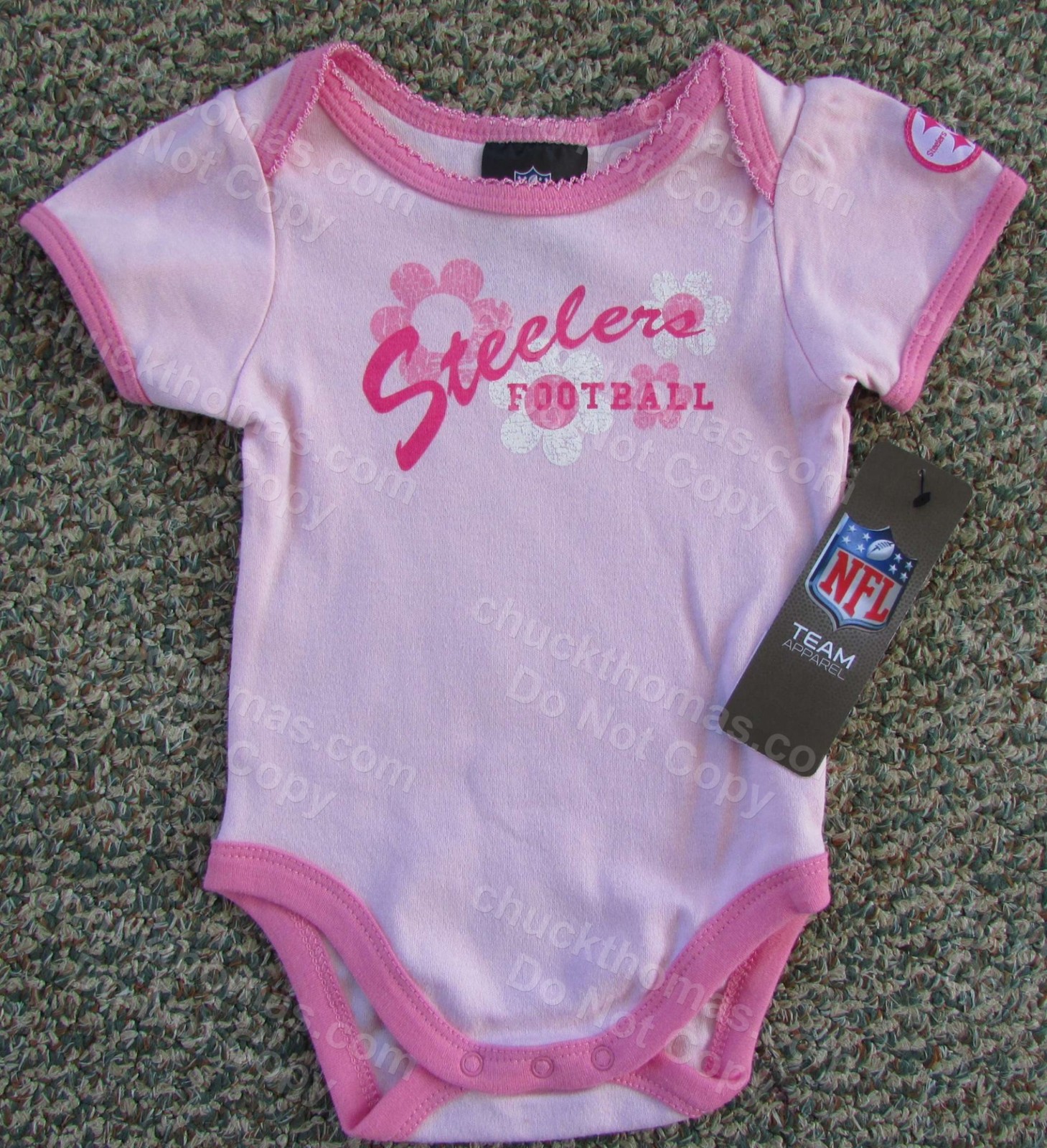 Pittsburgh Steelers Onesie Bodysuit Shirt Shower Gift Cutest Fan