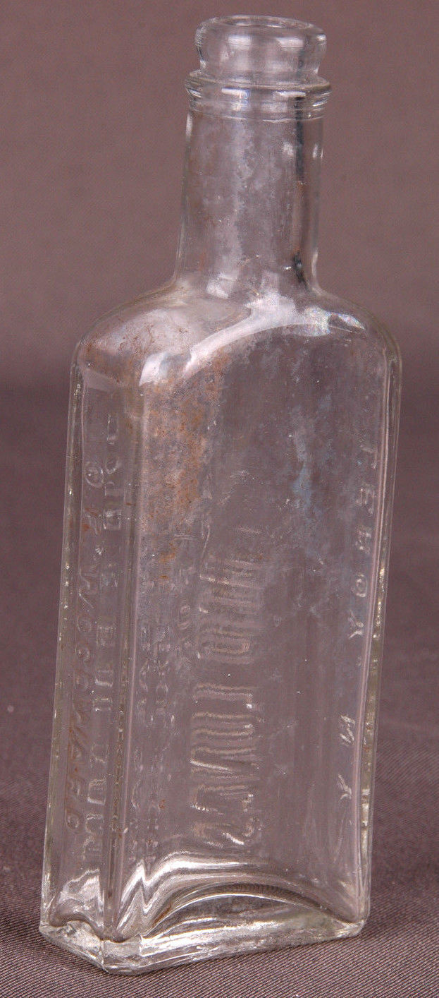 Antique Aqua Kemp's Balsam For Throat And Lungs Bottle. O.F. Woodward ...