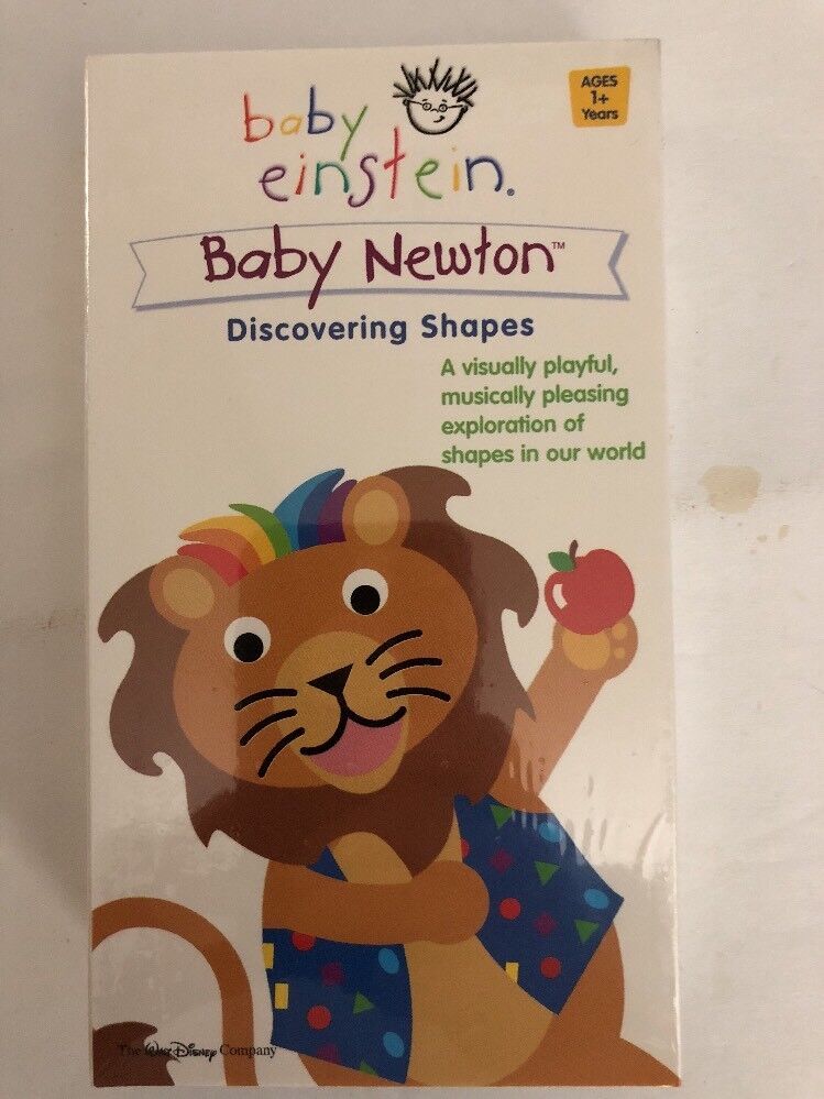 Baby Einstein Baby Newton-Discovering Shapes VHS 2002 Disney-Rare - VHS ...