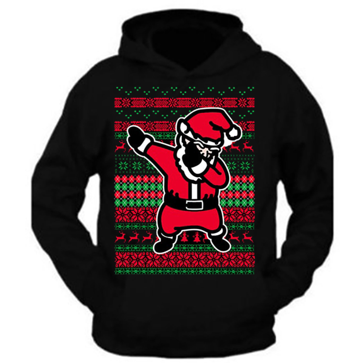 Christmas Dabb hoodie Dabbing Santa Ugly Christmas Sweater