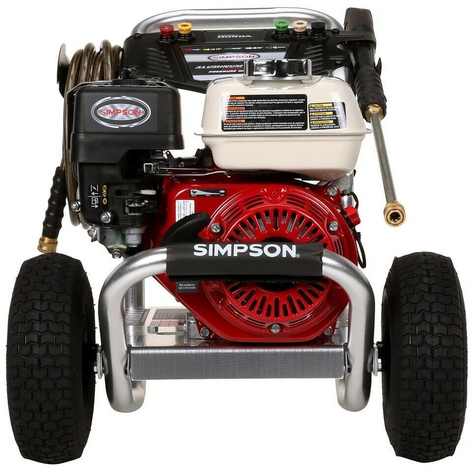 Simpson Gas Pressure Washer 3400 PSI 2.5 GPM Chemical/Detergent
