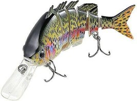  TRUSCEND Fishing Bass Lures Multi Jointed Topwater Life-Like Trout Swim... - $47.95