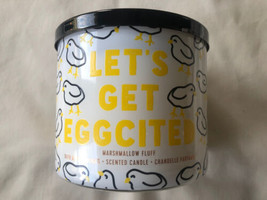Bath &amp; Body Works Marshmallow Fluff Lets Get Eggcited 3 Wick Candle 14.5 oz - $23.16