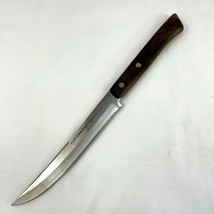 Vintage Ekco Flint Arrowhead Stainless Vanadium Butcher Knife 7” Blade USA - $17.81