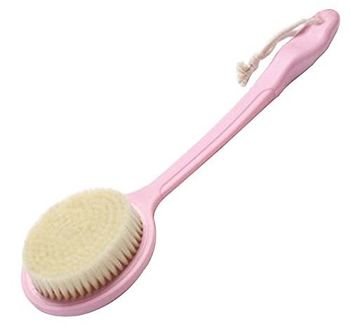 Primary image for [Pink-2] Useful Long Handled Bath Brush Body Brush Shower Back Scrubber