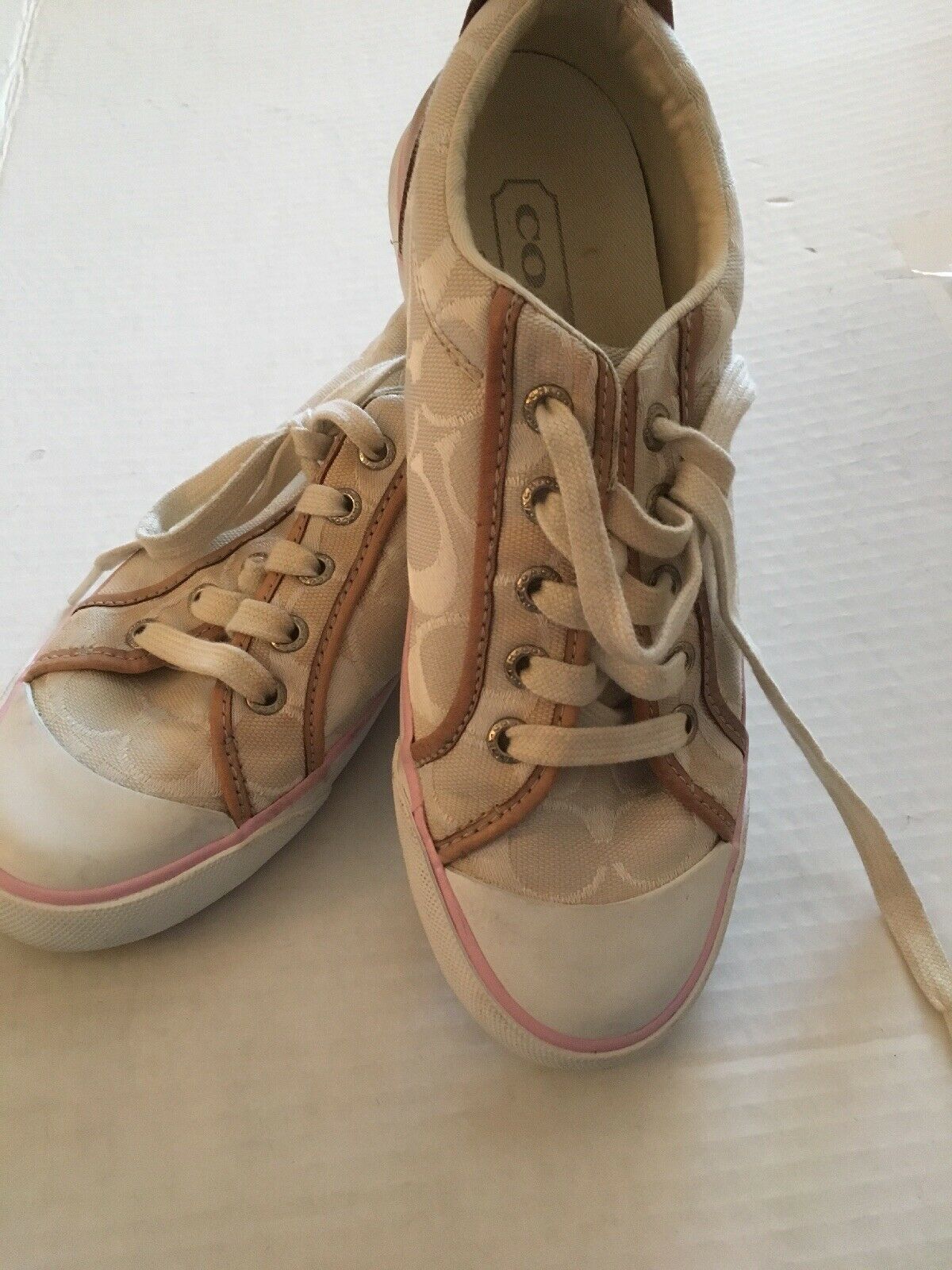 coach classic canvas barrett sneakers