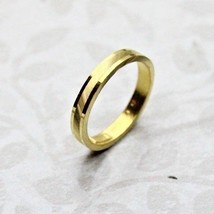 22k solid  gold diamond cut  ring size 6.75     #b5 - $250.74