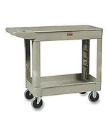 Rubbermaid Commercial Products RCP452088BG 2-Shelf Cart- w-Lipped Shelf-... - $300.56