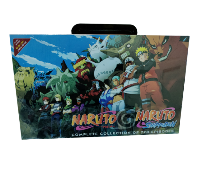 NARUTO SHIPPUDEN ENGLISH DUBBED COMPLETE ANIME TV SERIES DVD 1-720 EPS