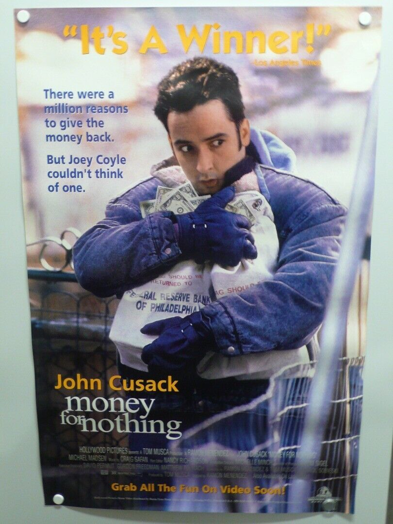 MONEY FOR NOTHING John Cusack DEBI MAZAR Michael Madsen HOME VIDEO ...