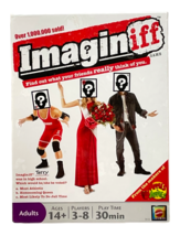 Mattel Imaginiff Board Game 2010 Sealed T8132 Age 14+ 3-8 Players 30 Minute Play - $21.51