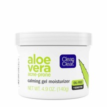Clean &amp; Clear Aloe Vera Calming Gel Acne Facial Moisturizer, 4.9 oz.. - $25.73