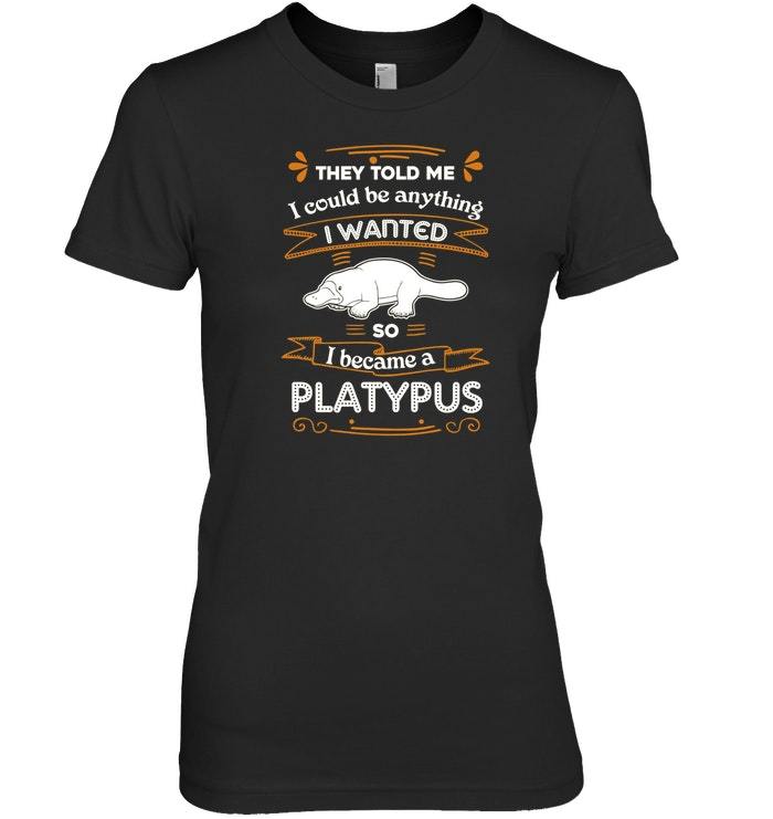 platypus tee shirt