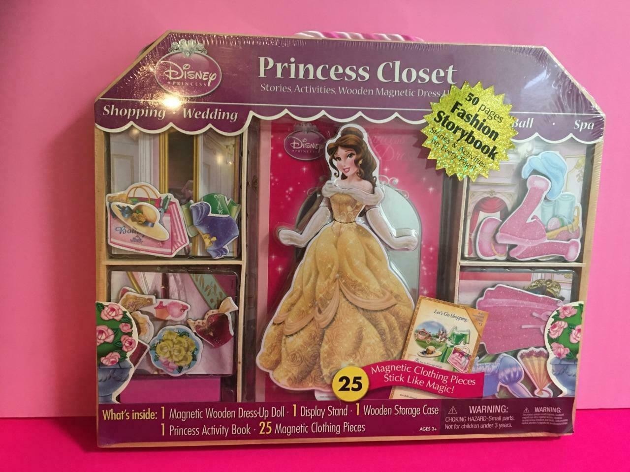 disney magnetic wooden dress up dolls