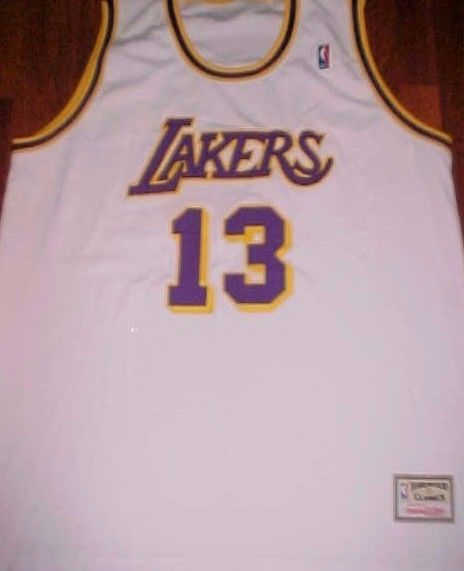 wilt chamberlain jersey mitchell and ness