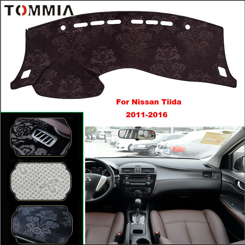 Car Interior Dashboard Dash Mat NonSlip Sun Cover Pad For Nissan Tiida 201116 Dash Parts