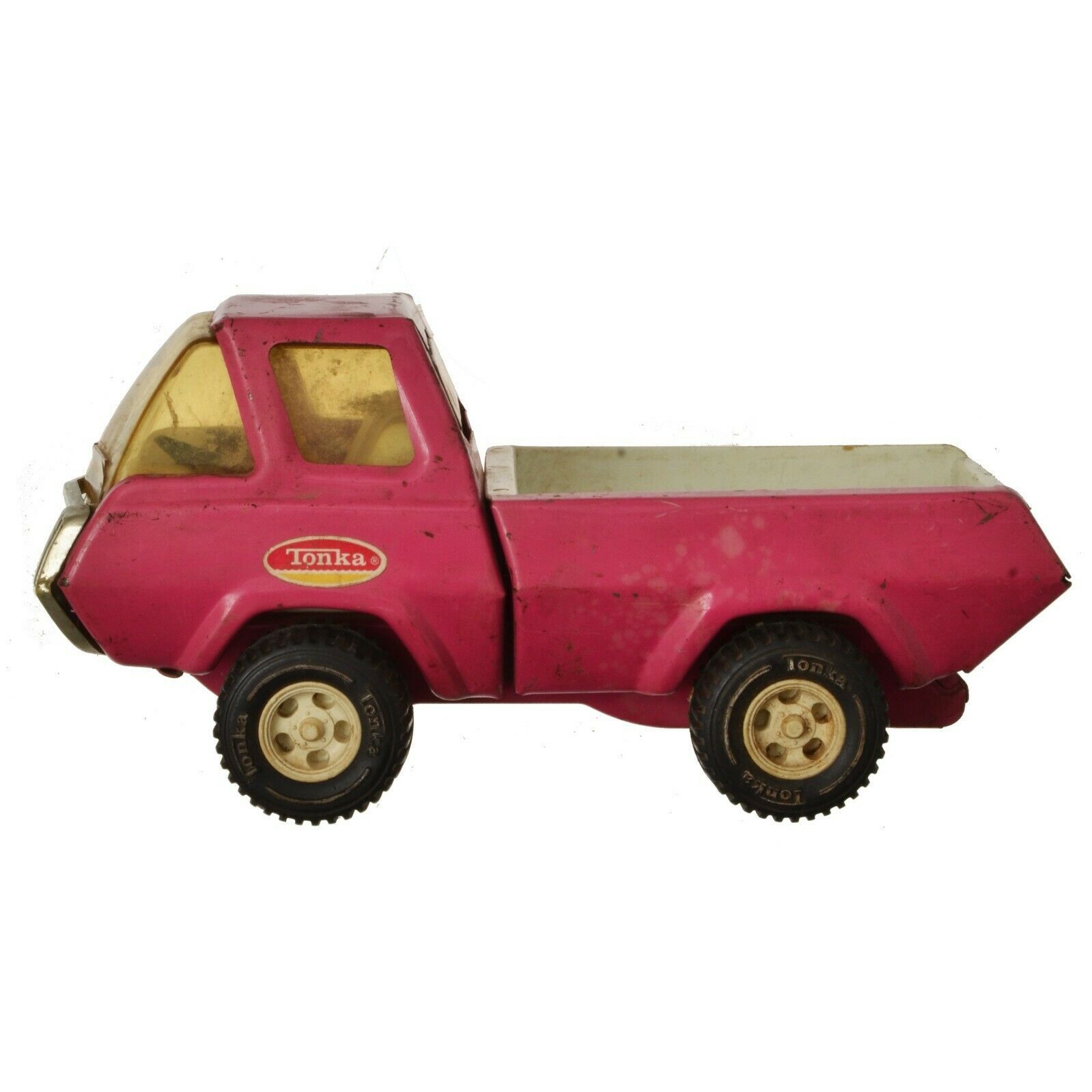 vintage pink tonka truck