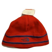 The North Face TNF Logo Beanie Ski  Cap Winter Hat Red Youth Small NWT - $14.95