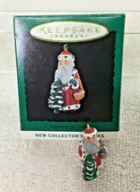 1994 Centuries of Santa #1 Miniature Hallmark Christmas Tree Ornament MI... - $9.41