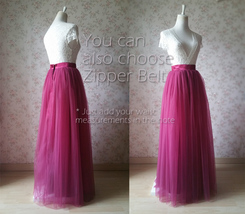 6 Layered IVORY Tulle Skirt Bridal Tulle Skirt Plus Size Wedding Skirt Separate image 6
