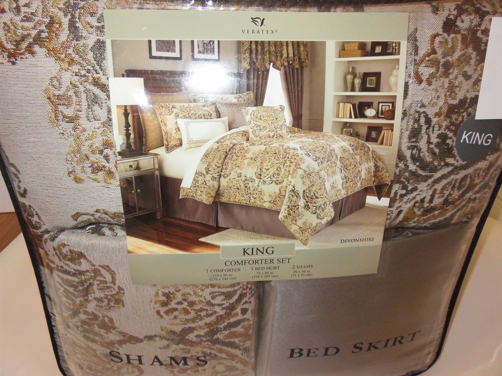 Veratex Devonshire 7p King Comforter Set And 50 Similar Items