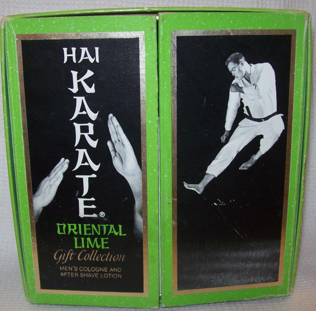 Vintage Hai Karate Oriental Lime Men's Cologne & After Shave Lotion 4Oz
