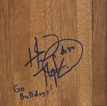 Trey Thompkins Signed 6x6 Floorboard Georgia Go Bulldogs Inscription