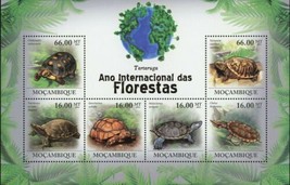 Turtles Stamp Chelonoidis Carbonaria Geochelone Sulcata S/S MNH #4315-4320 - $15.11