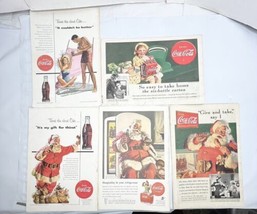 Vintage Coca Cola Advertisements Lot of 5 - $32.51