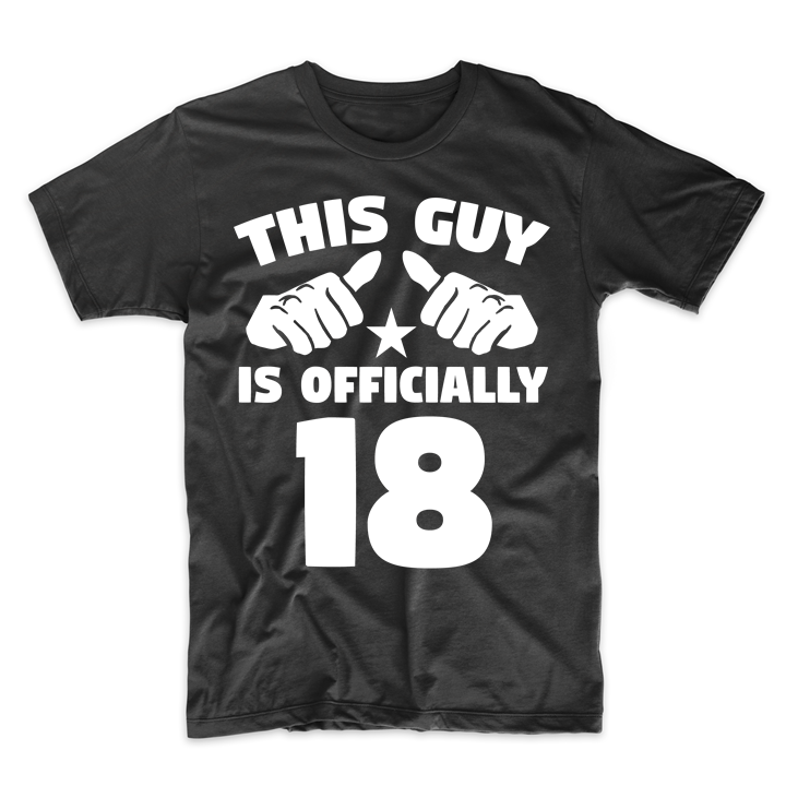 cute 18th birthday shirts